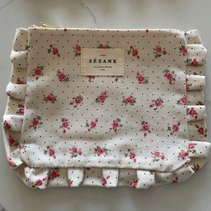 Brand new, perfect condition Sezane makeup bag/clutch